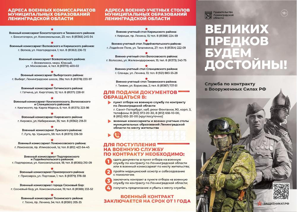 Служба по контракту в Вооруженных Cилах РФ